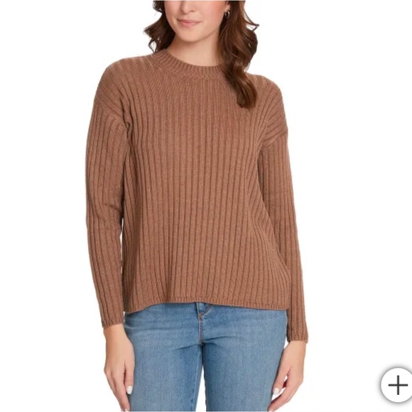 NWT Jessica Simpson Ladies' Ribbed Sweater in Tan - Picture 1 of 7